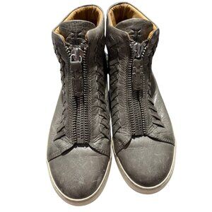 Frye Lena Rebel Zip Top Leather Sneakers
